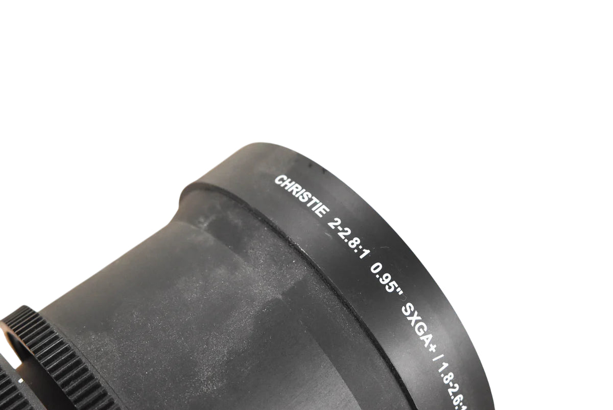 Christie 104-113101-08 Zoom Projector Lens, 2-2.8:1 0.95" SXGA+ / 1.8-2.6:1 CT 0.95" HD