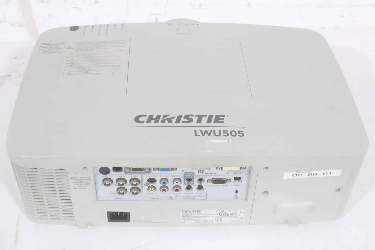 Christie LWU505 3LCD 5000 Lumen WUXGA Large Venue Projector