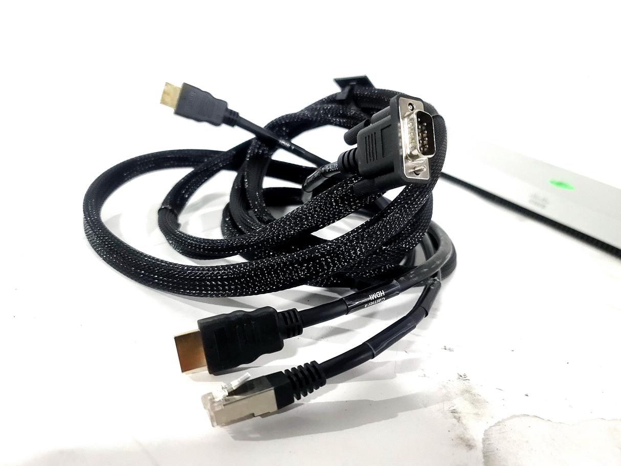 Cisco CTS Quick Set Video Conference Kit w/ TTC8-02 PrecisionHD 1080p Camera (w/ Power Supply) & C20 Codec Hub & Touch10 Touch Panel & Cable Kit & Microphone in Original Box