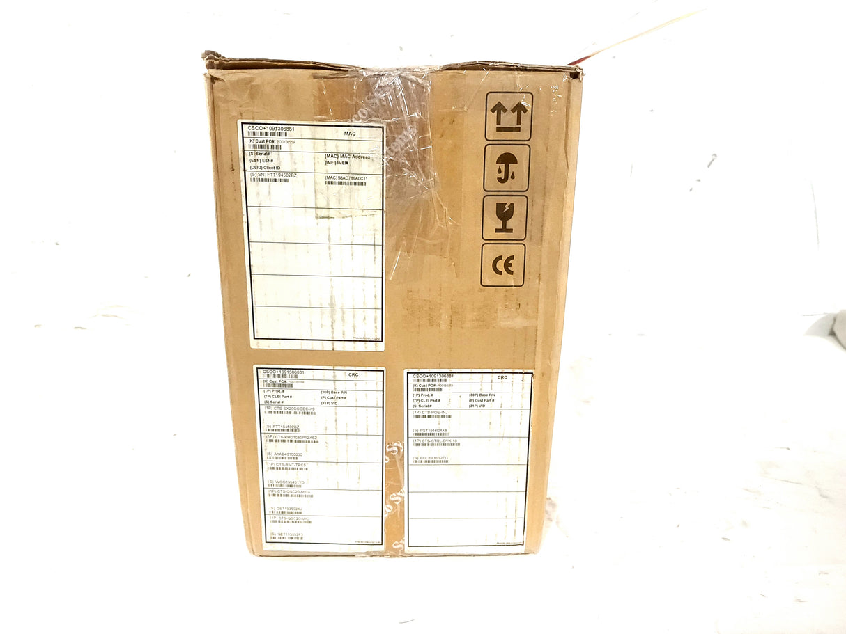 Cisco CTS Quick Set Video Conference Kit w/ TTC8-02 PrecisionHD 1080p Camera (w/ Power Supply) & C20 Codec Hub & Touch10 Touch Panel & Cable Kit & Microphone in Original Box