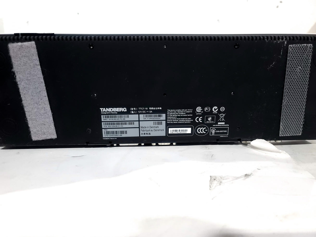 Cisco CTS Quick Set Video Conference Kit w/ TTC8-02 PrecisionHD 1080p Camera (w/ Power Supply) & C20 Codec Hub & Touch10 Touch Panel & Cable Kit & Microphone in Original Box