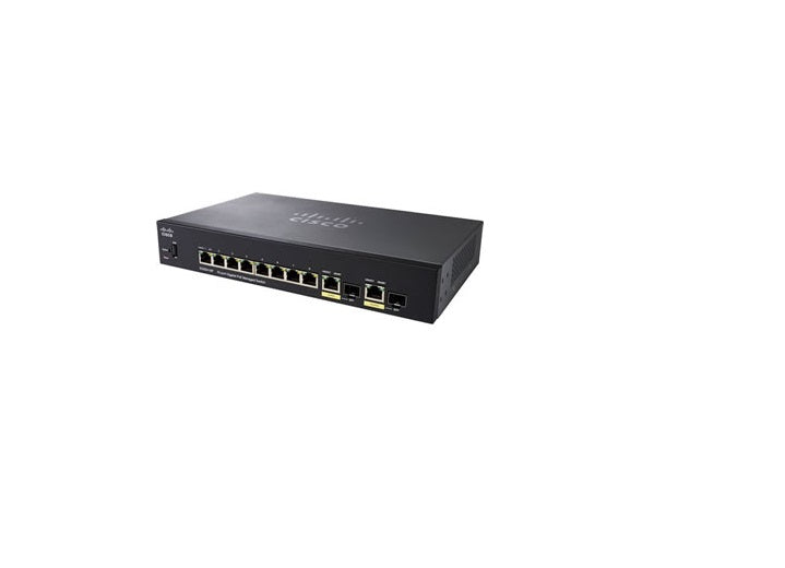 Cisco SG350-10P-K9-NA 10-Port Gigabit PoE Managed Switch
