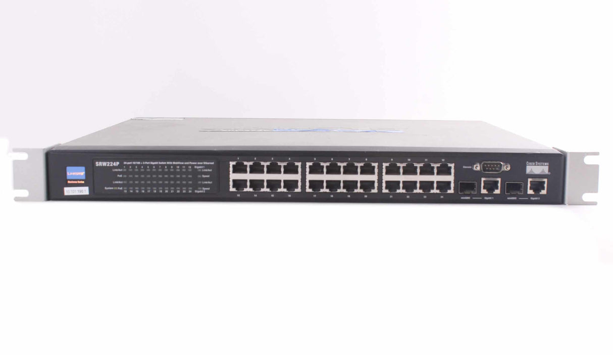 Cisco SRW224P 24-Port 10/100 + 2-Port Gigabit Switch