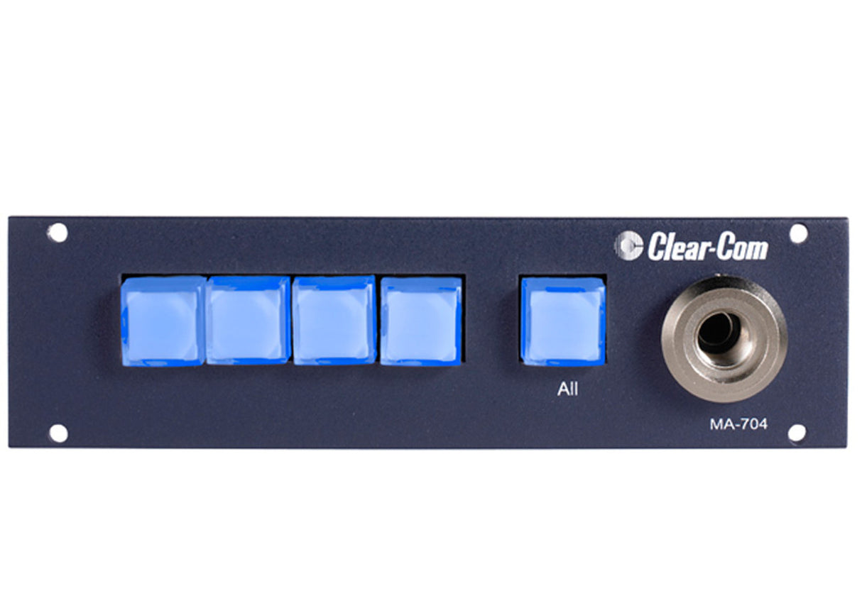 Clear-Com MA-704 IFB Control Panel w/ Goosneck Mic