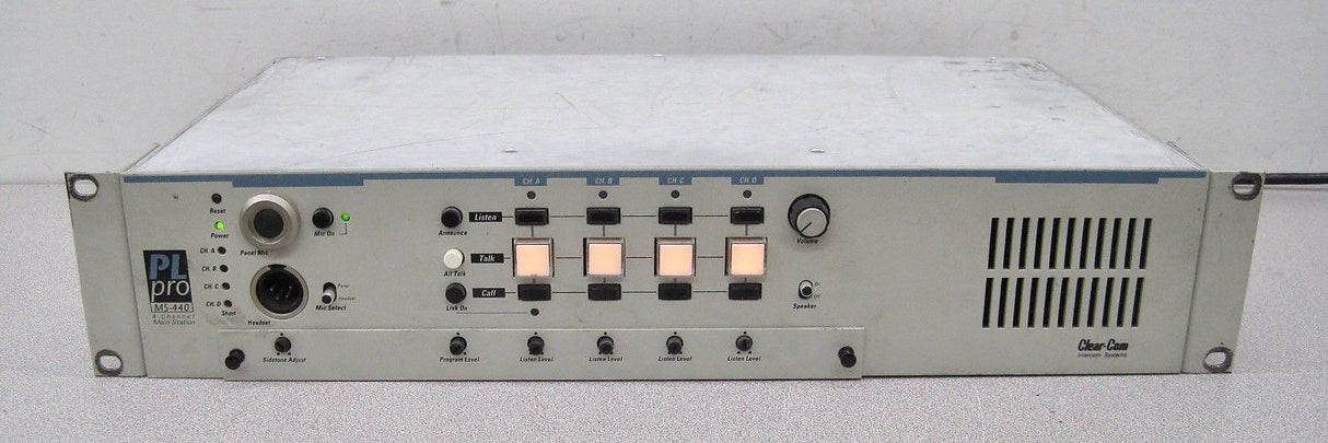 Clear-Com MS-440 PL PRO 4-Channel Main Station