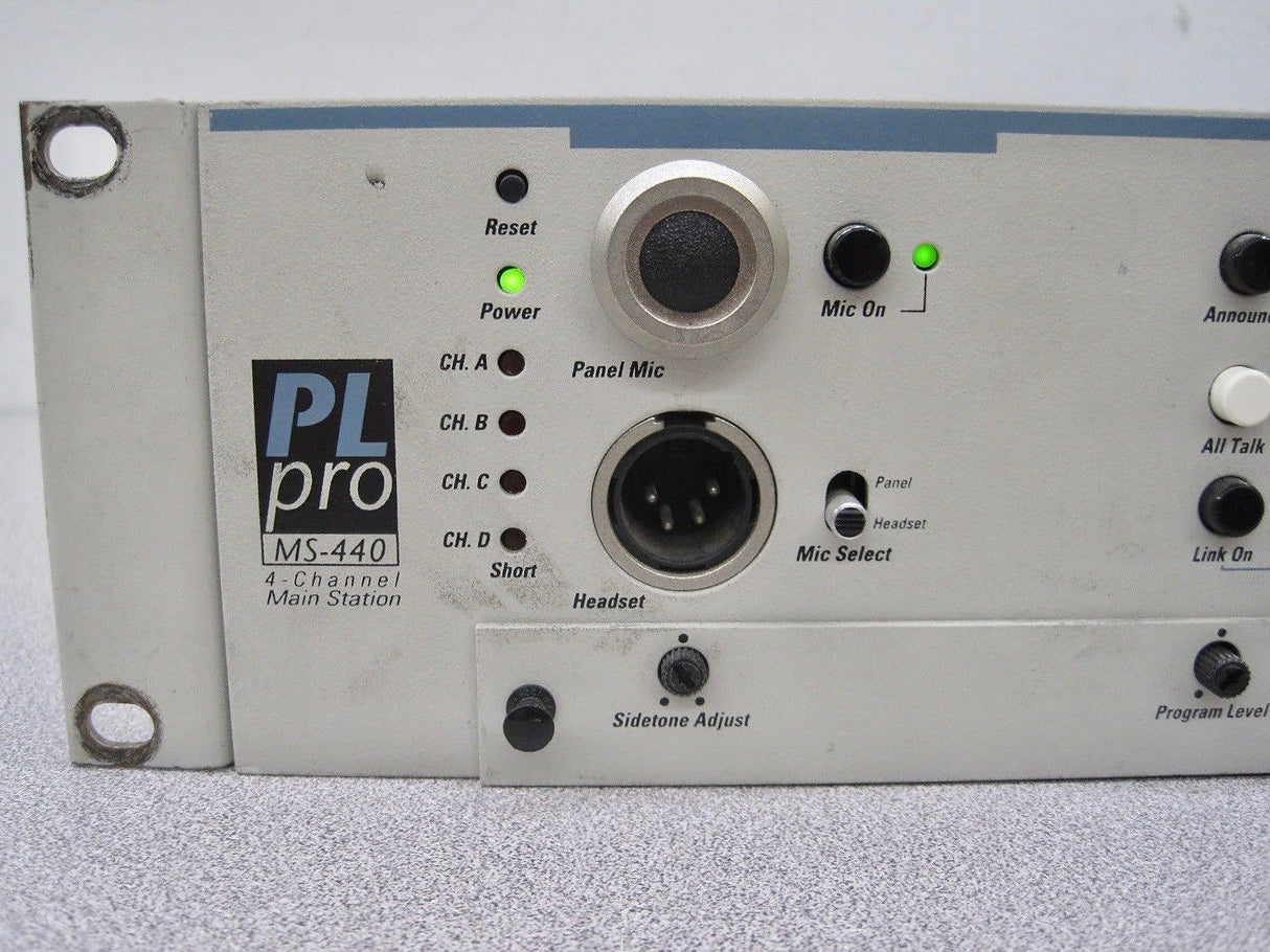 Clear-Com MS-440 PL PRO 4-Channel Main Station