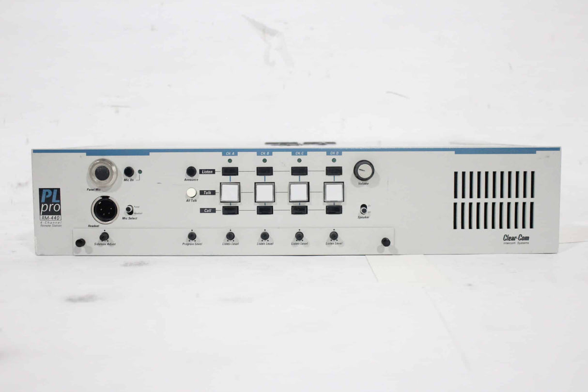Clear-Com PL Pro RM-440 4-Channel Remote Station