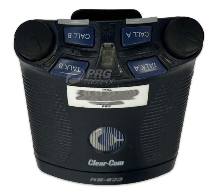 Clear-Com RS-603 Intercom Beltpack Dual-Channel w/ 4-Pin XLR