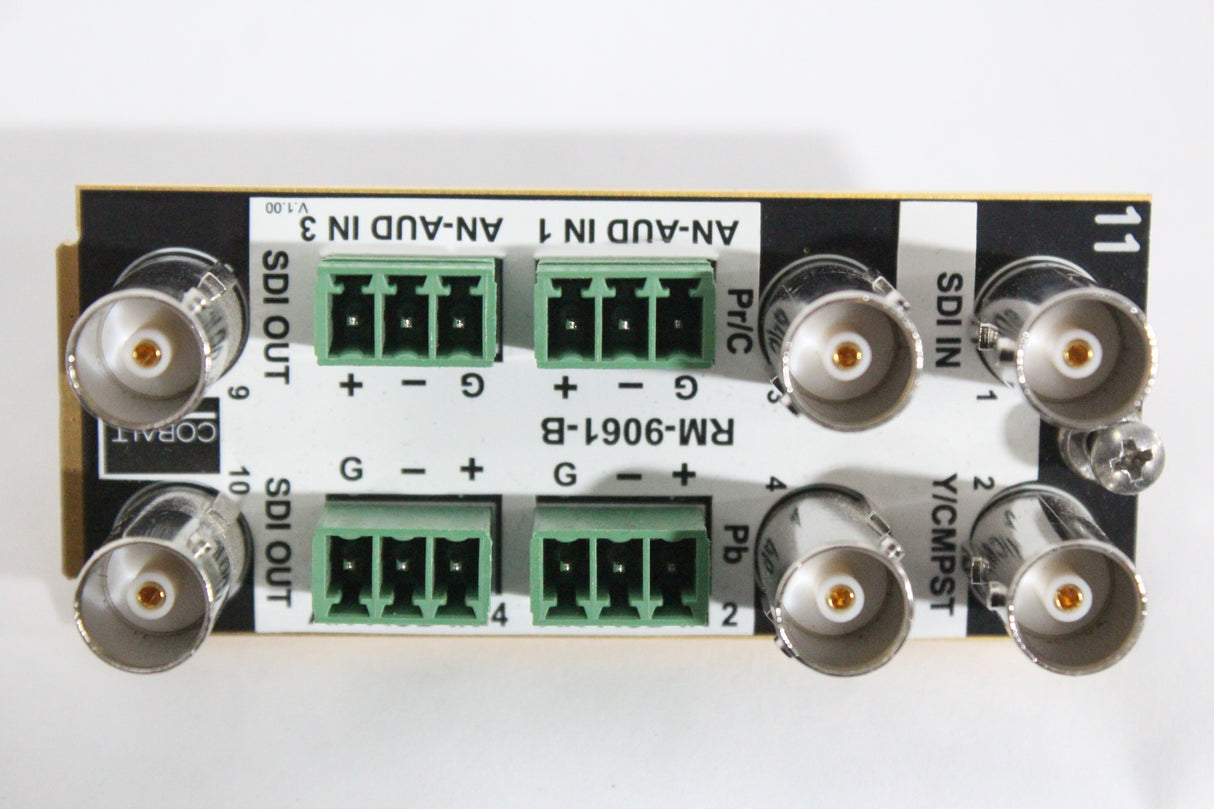 Cobalt Digital 9061 HD/SD/ Up/Down/Cross Converter w/ RM20-9061-B Rear I/O Module