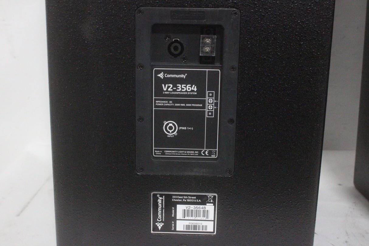 Community V2-3564 V2-3564 Passive 3-Way Loudspeaker
