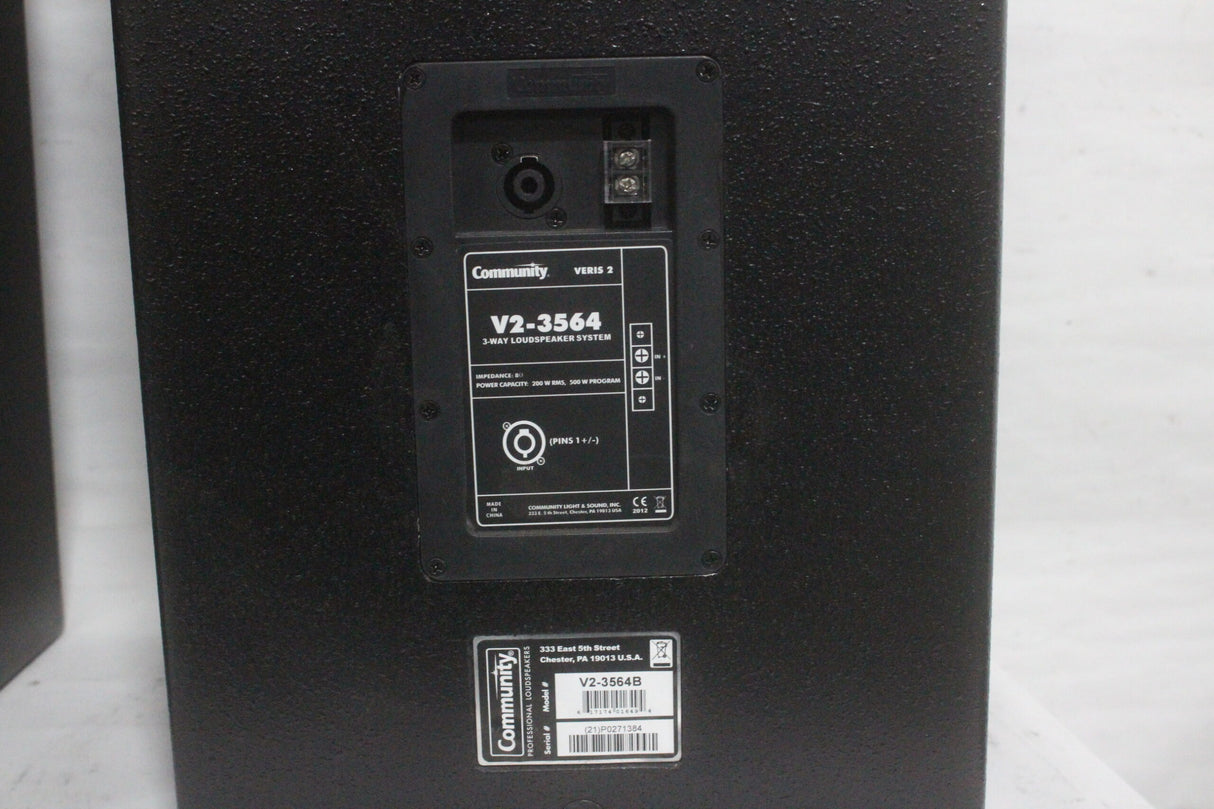 Community V2-3564 V2-3564 Passive 3-Way Loudspeaker