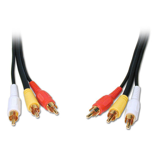Comprehensive Cables 3RCA-3RCA Standard Series General Purpose 3 RCA Video/Audio Cable