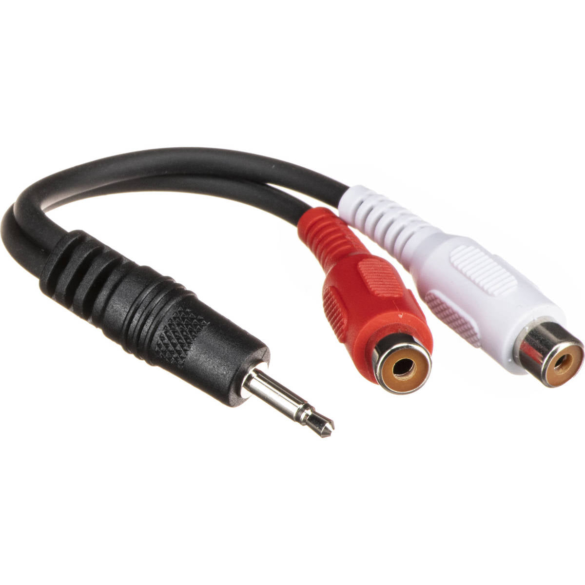 Comprehensive Cables MP/2PJ-CS Stereo 3.5mm Plug to Two RCA Jacks Audio Adapter Cable 6"