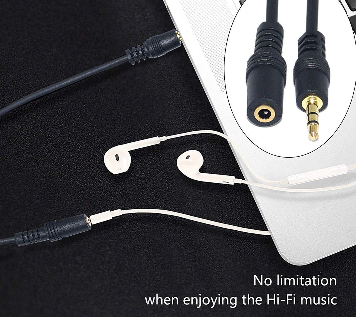 Comprehensive Cables MPS-MJS Standard Series 3.5mm Stereo Mini Plug to Jack Audio Cable