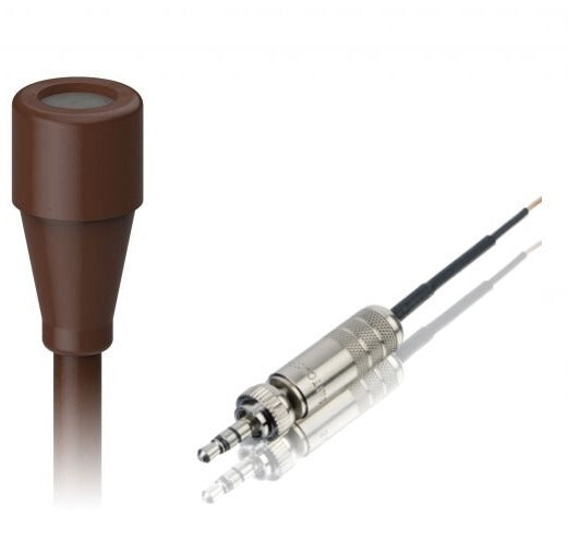 Countryman B3W5FF05CSR B3 Omnidirectional Lavalier Microphone with 3.5 mm Locking Connector, Cocoa