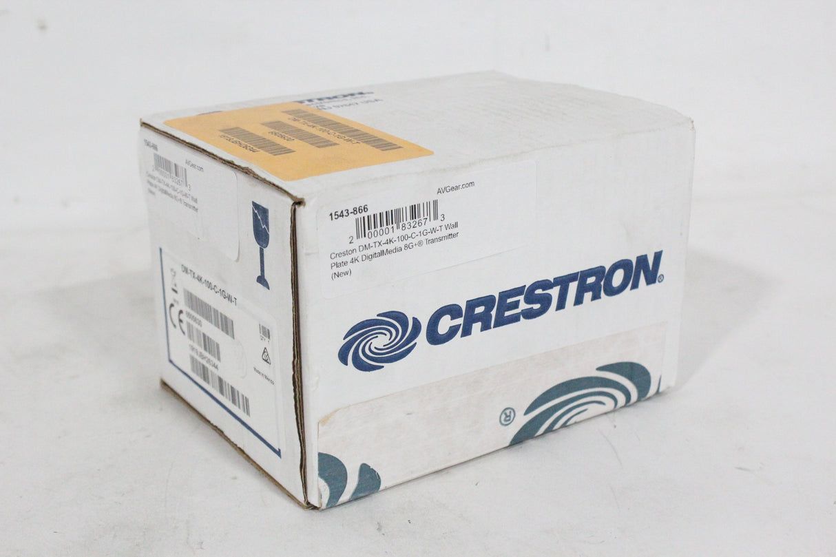 Creston DM-TX-4K-100-C-1G-W-T Wall Plate 4K DigitalMedia 8G+® Transmitter