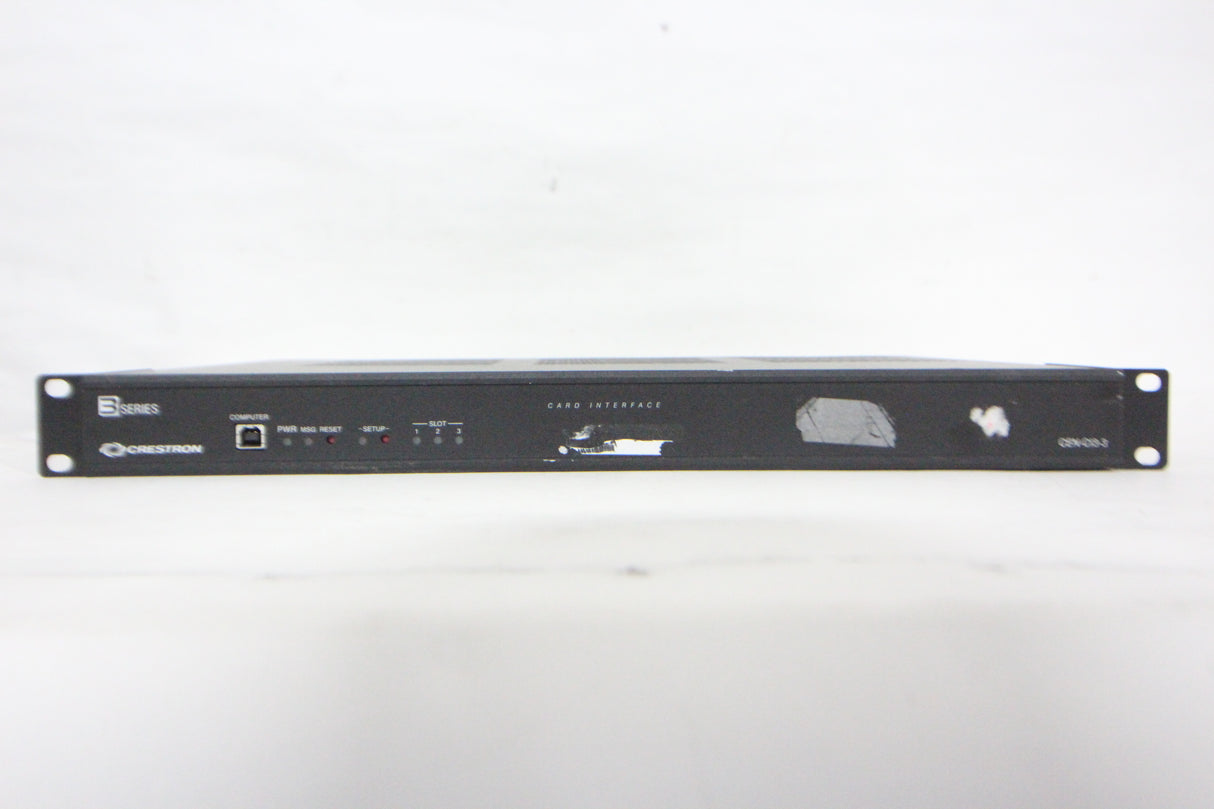 Crestron 3 Series CEN-CI3-3 Control Processor Card Interface – 3 Slot with (3) C3COM-3 Option Cards