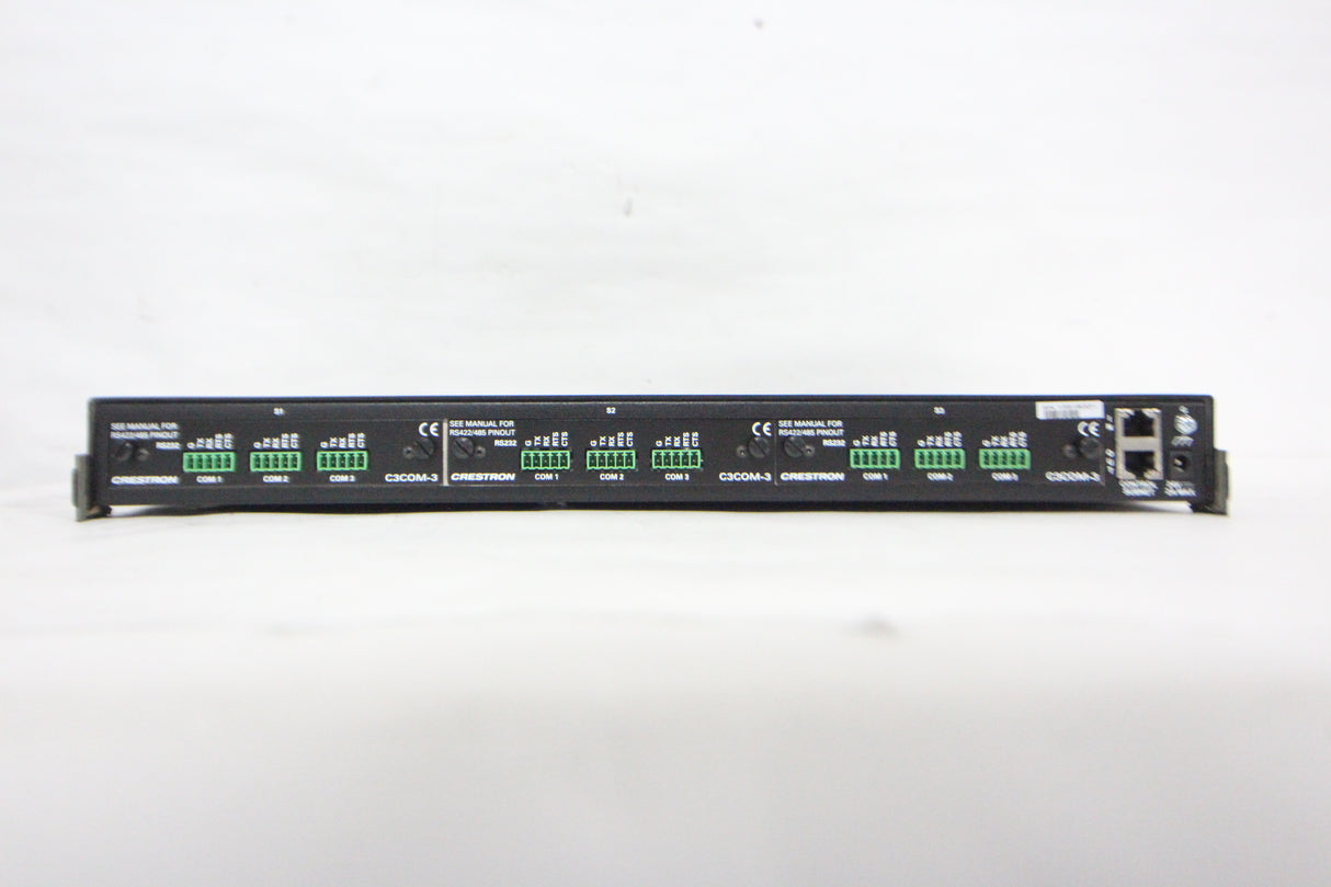 Crestron 3 Series CEN-CI3-3 Control Processor Card Interface – 3 Slot with (3) C3COM-3 Option Cards
