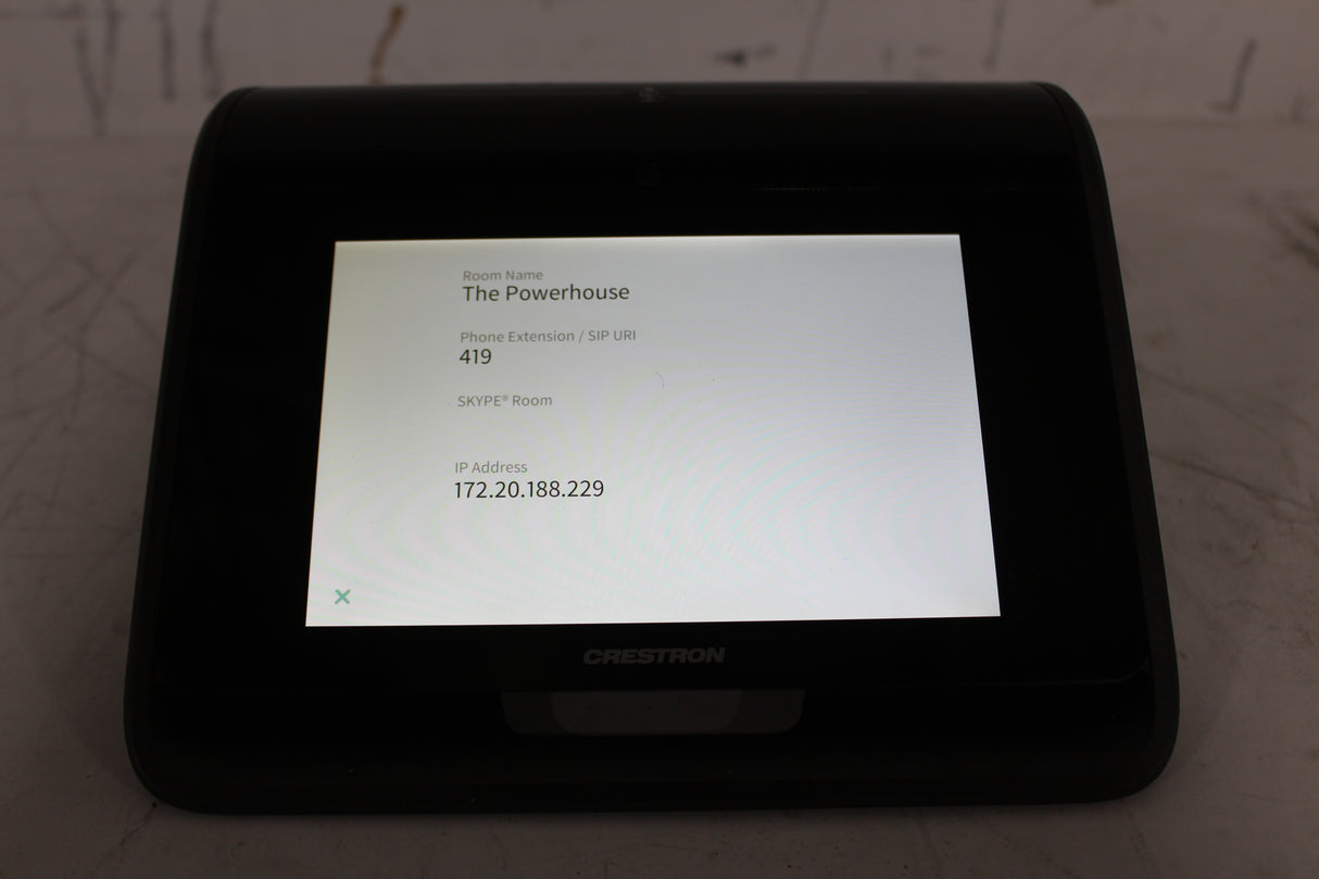 Crestron CCS-UC-1-AV Conference Control Module w/ PSU and Cables