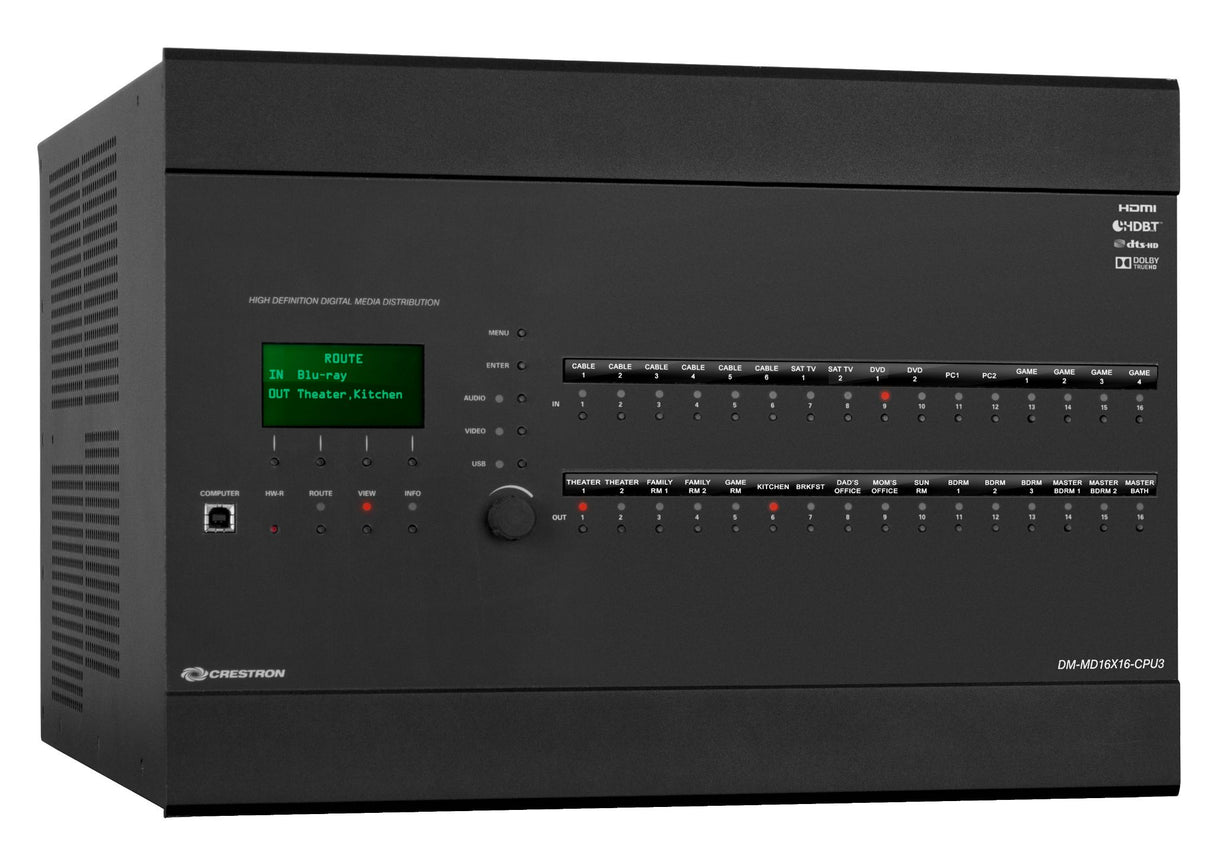 Crestron DM-MD16X16-CPU3 Digital Media Switch