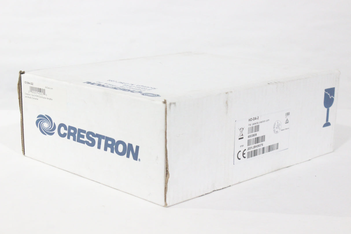 Crestron HD-DA-2 1-to-2 HDMI Distribution Amplifier and Audio Converter