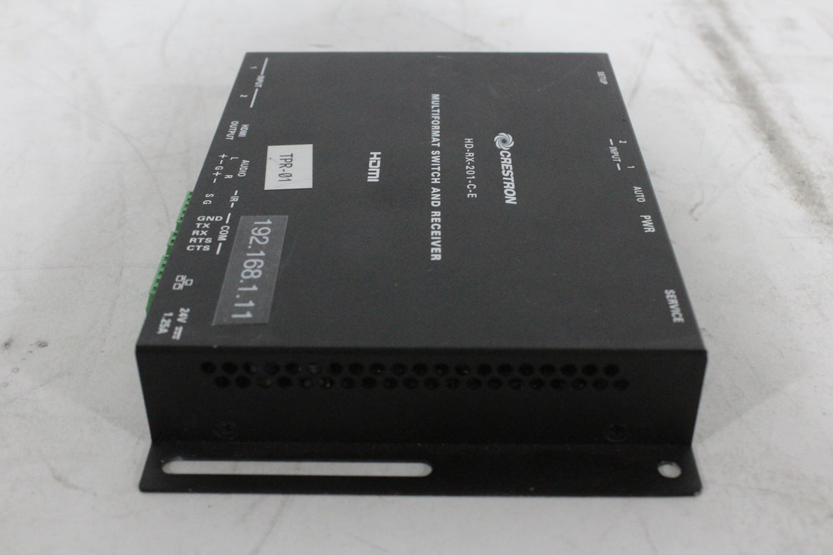 Crestron HD-RX-201-C-E HDMI Over CAT Multiformat Switch and Receiver