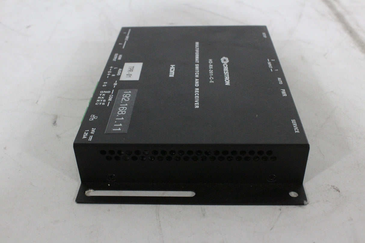 Crestron HD-RX-201-C-E HDMI Over CAT Multiformat Switch and Receiver