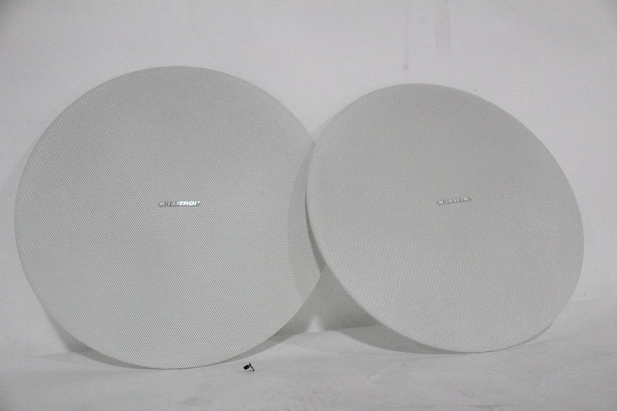 Crestron SAROS-IC8LPT-W-T-EACH Low-Profile 8” 2-Way In-Ceiling Speaker w/ Mounting Hardware (New - Open Box)