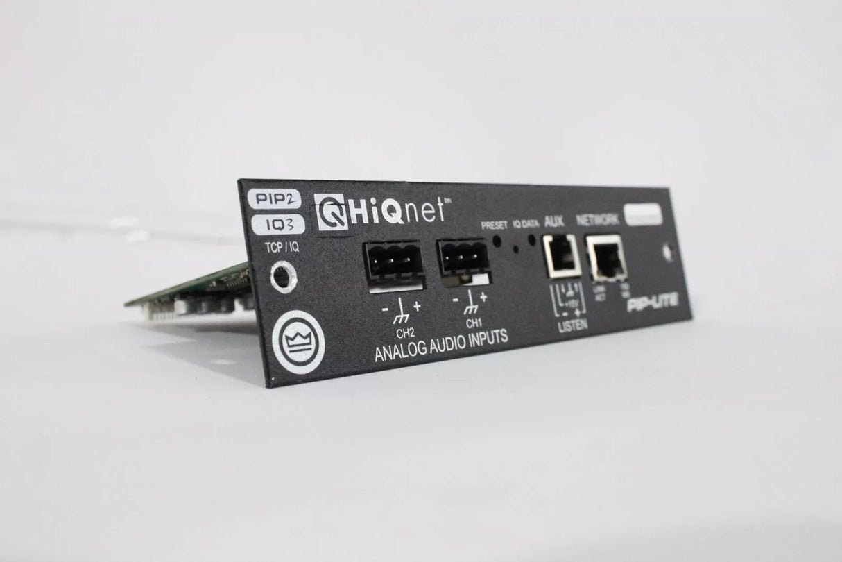 Crown Audio GIQ3-PIP-LITE Module w/ Load Monitoring and TCP/IQ