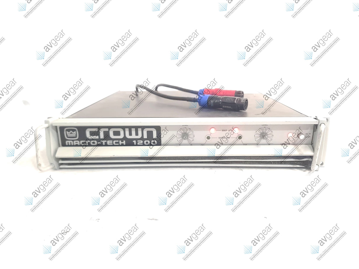 Crown Macro-Tech 1200 Stereo Power Amplifier