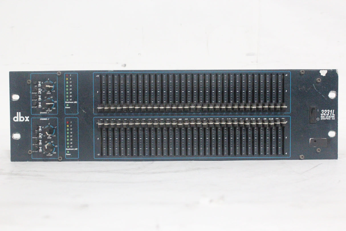 DBX 3231L Dual 1/3 Octave Graphic Equalizer