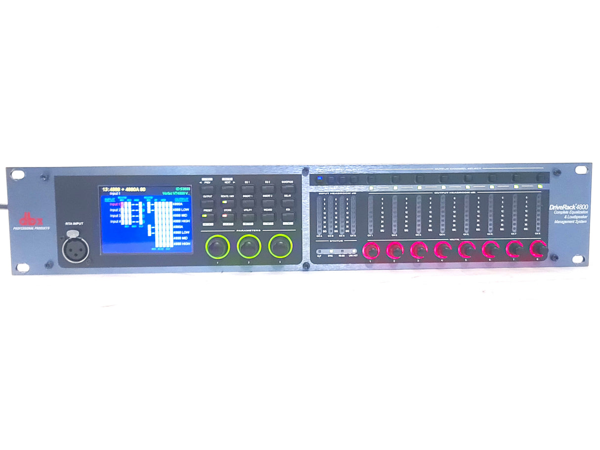 DBX DriveRack 4800 Complete Equalization & Loudspeaker Management System (NEEDS REPAIR)