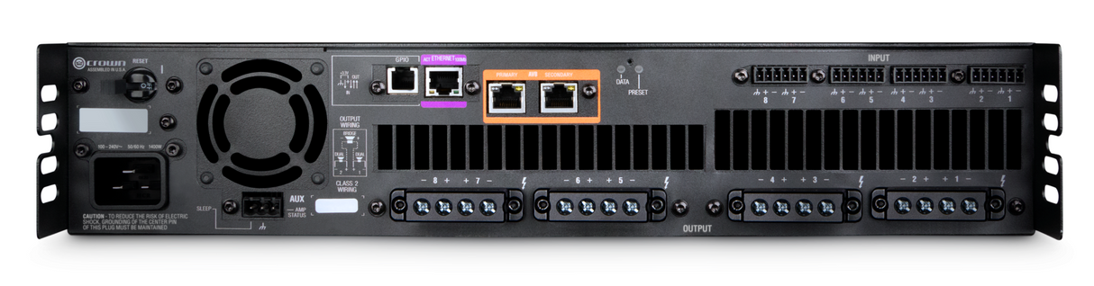 Crown DCI8X600ND 8x600W Power Amplifier