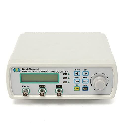 DDS NC MHS5200A Dual Channel Function Signal Generator Frequency Meter TTL Wav