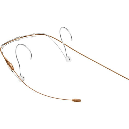 Shure DH5C/O-MTQG DuraPlex IP57 Omni Headset with TA4F (mTQG) Connector - Cocoa SH-DH5C-O-MTQG