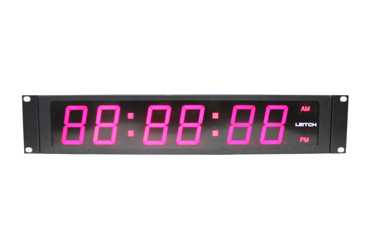 Leitch Digital Time/Date Display Clock LED Seven Segments Timecode DTD-5225