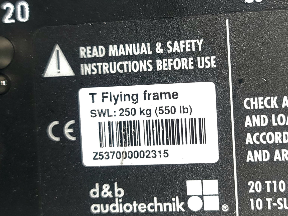 D&B T Flying Frame