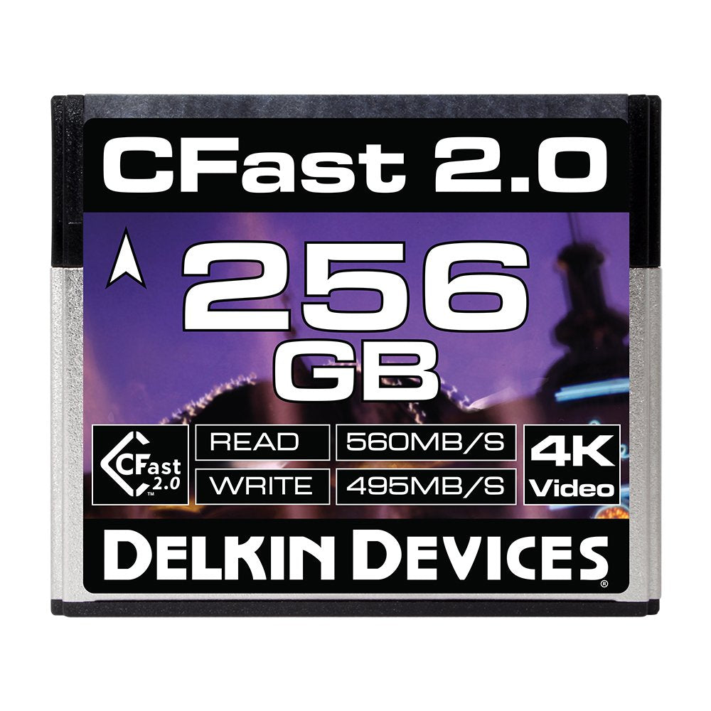 Delkin DELKIN-DDCFST560256 256GB Cinema CFast 2.0 Memory Card
