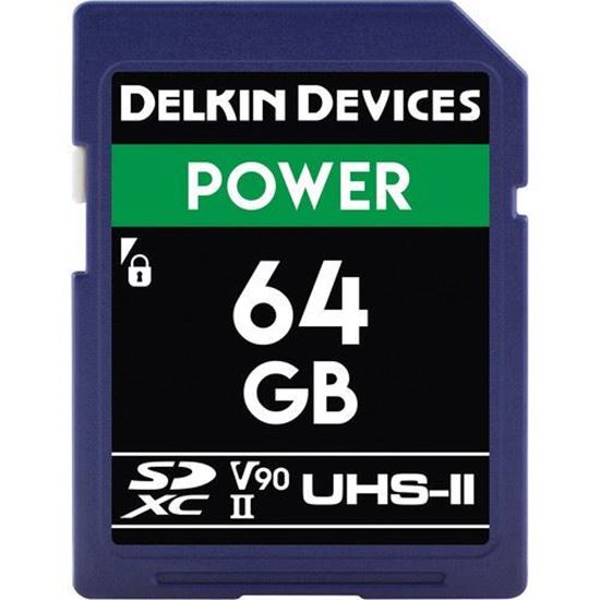 Delkin DELKIN-DDSDG200064G 64GB POWER UHS-II SDXC Memory Card