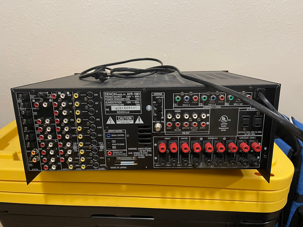 Denon AVR-1083 Dolby 7.1 Surround Sound Receiver