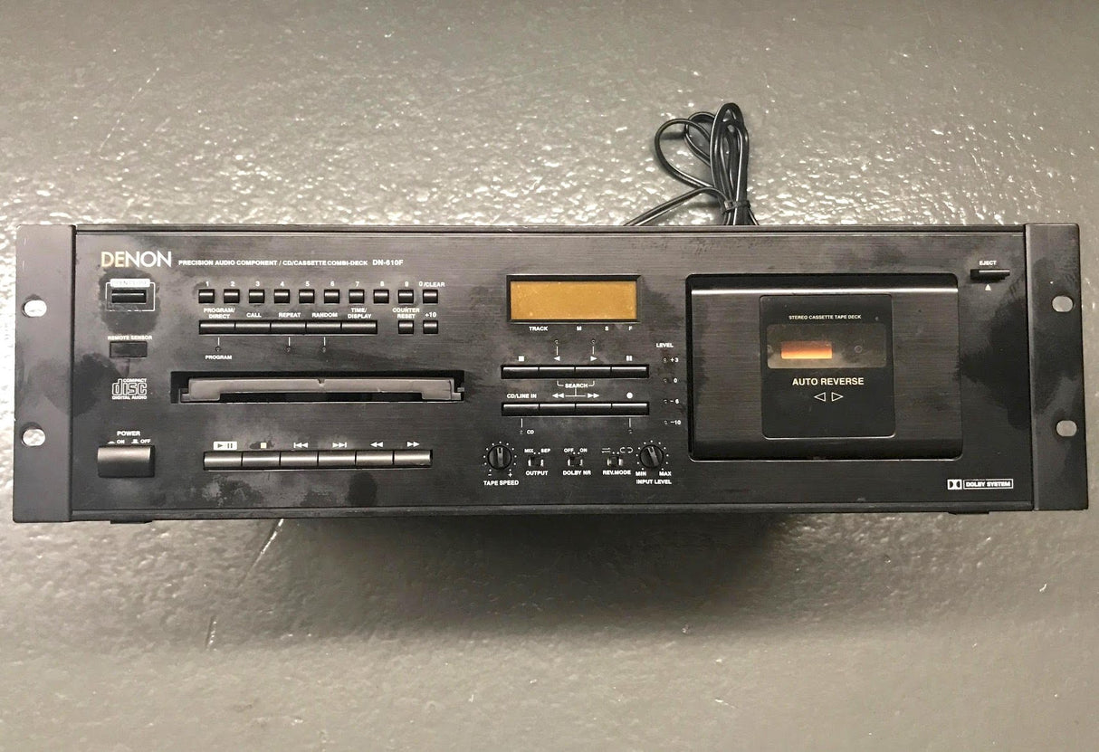 Denon DN-610F Rack-Mountable CD/Cassette Combi-Deck Player