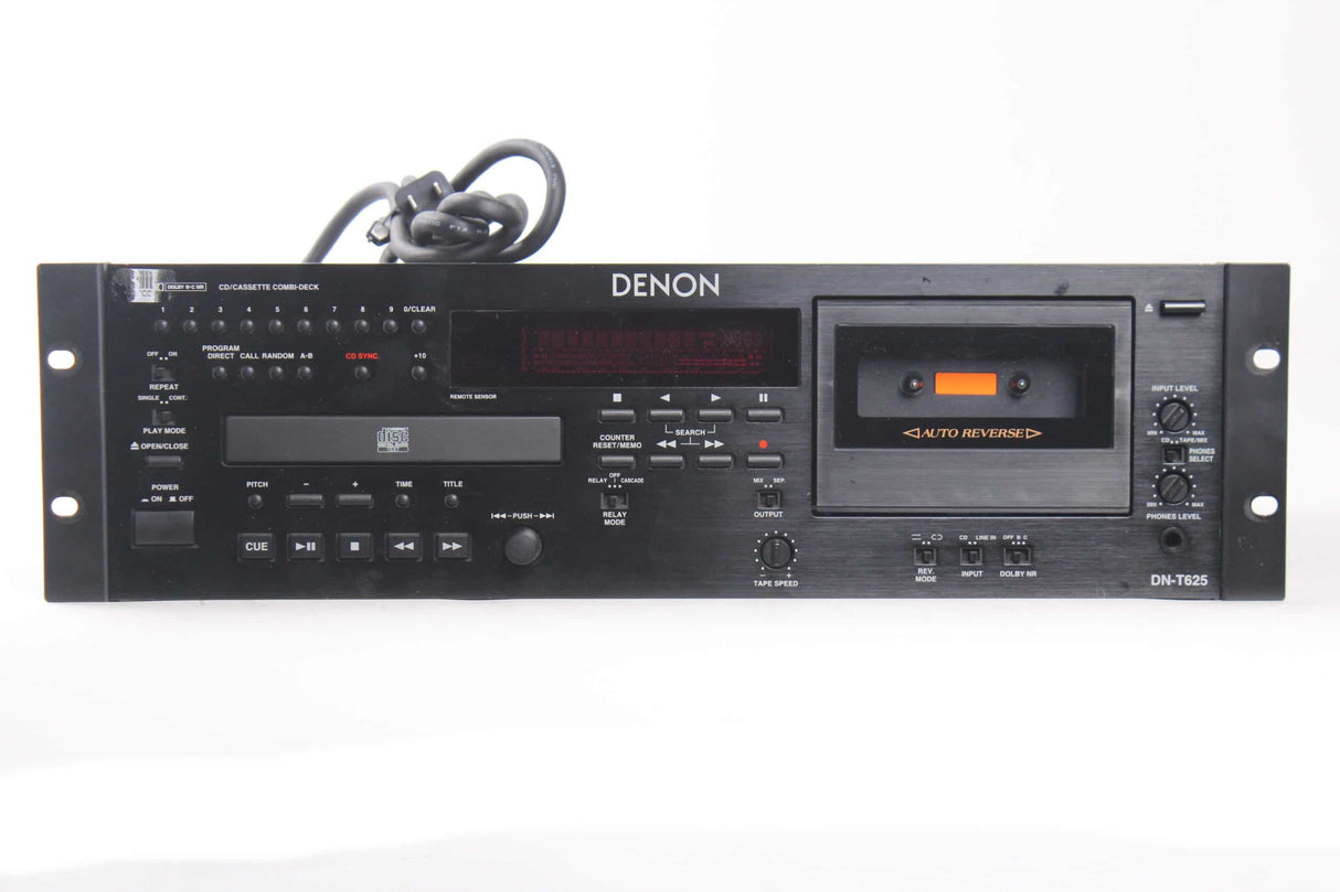 Denon DN-T625 Professional Combination CD Player and Cassette Player/Recorder