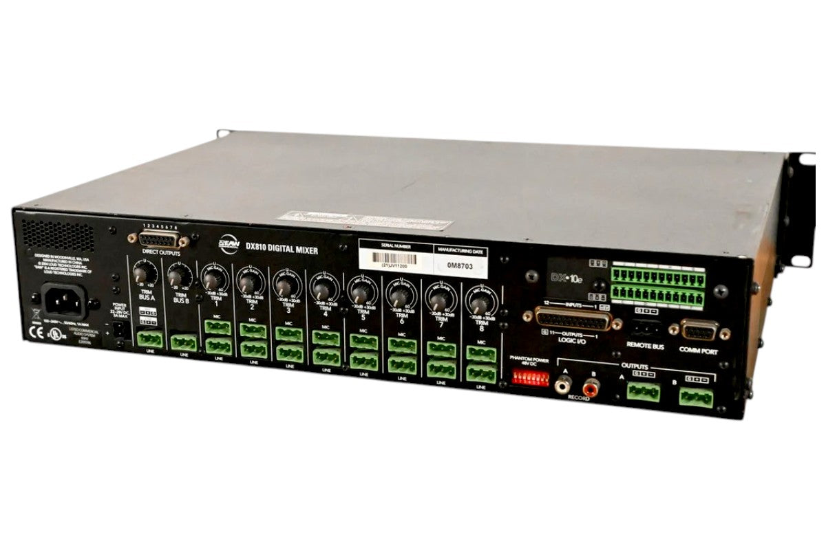 EAW DX810 - 8x10 Digital Matrix Mixer and Processor