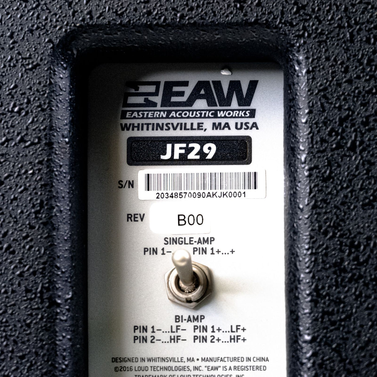 EAW JF29-BK 2-Way Full Range Passive Loudspeaker (Black)