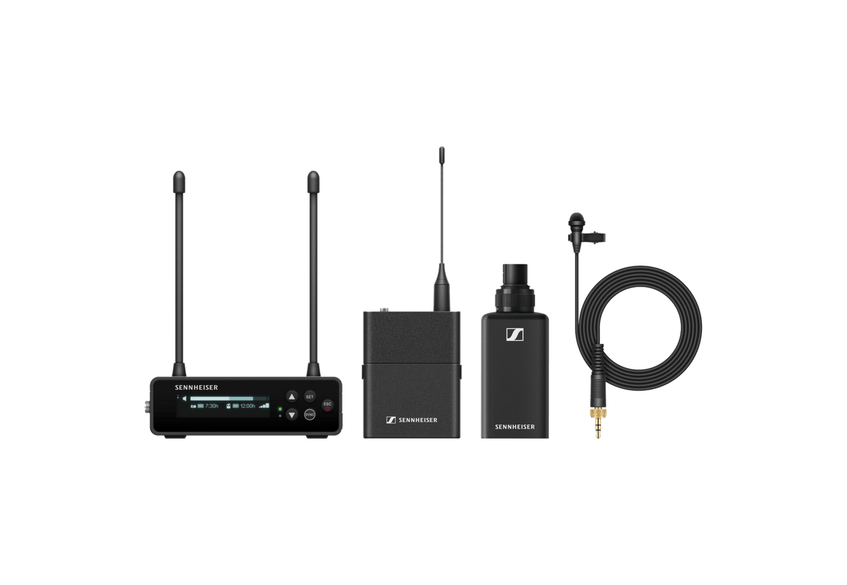 Sennheiser EW-DP ENG SET (R1-6) Camera-Mount Digital Wireless Combo Microphone System (R1-6: 520 to 576 MHz)