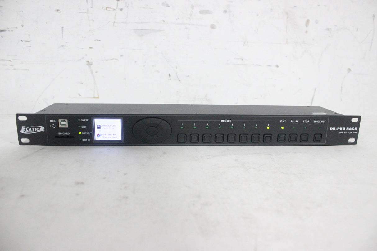 Elation Professional Dr-Pro Rack DMX Recorder