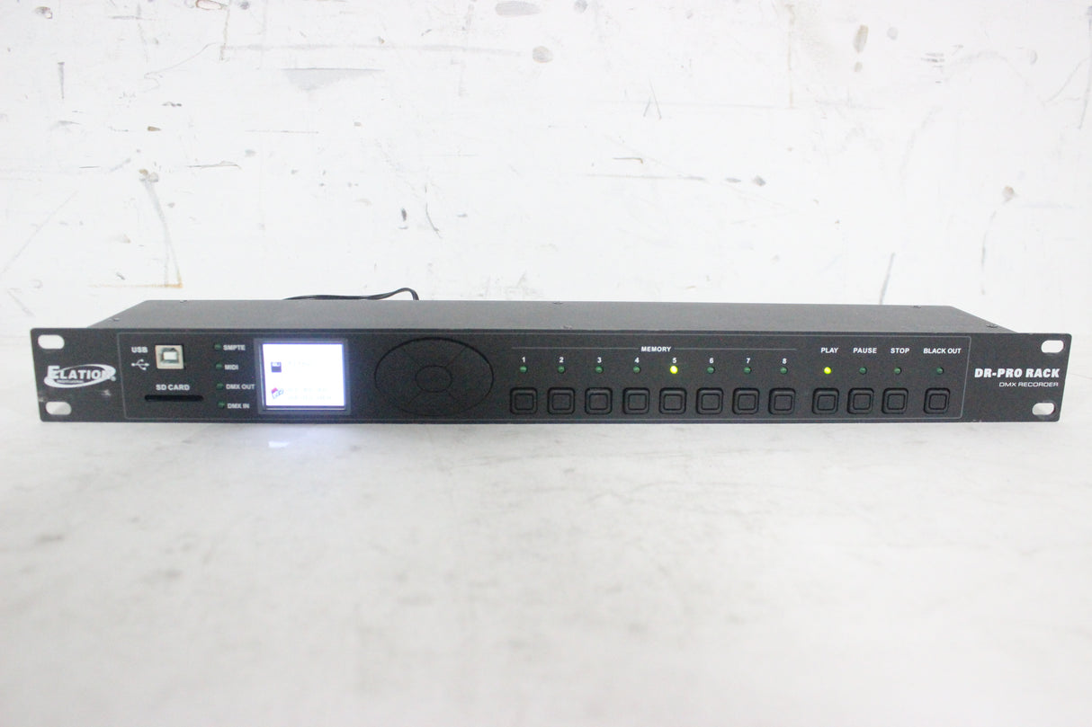 Elation Professional Dr-Pro Rack DMX Recorder
