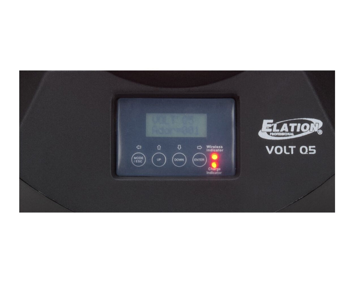 Elation VOLT Q5E Six Pack Charging Road Case and Six Volt Q5E LED Fixtures