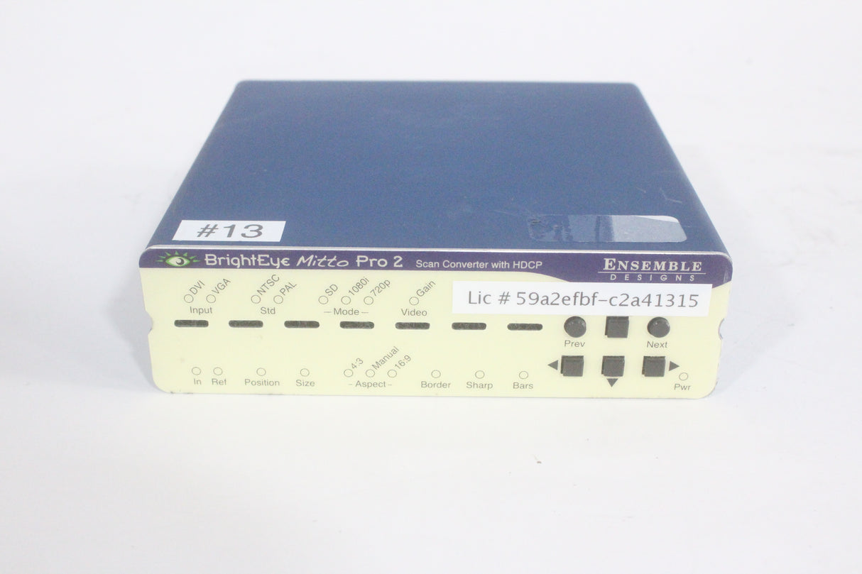 Ensemble Designs BrightEye Mitto Pro 2 Scan Converter w/ HDCP