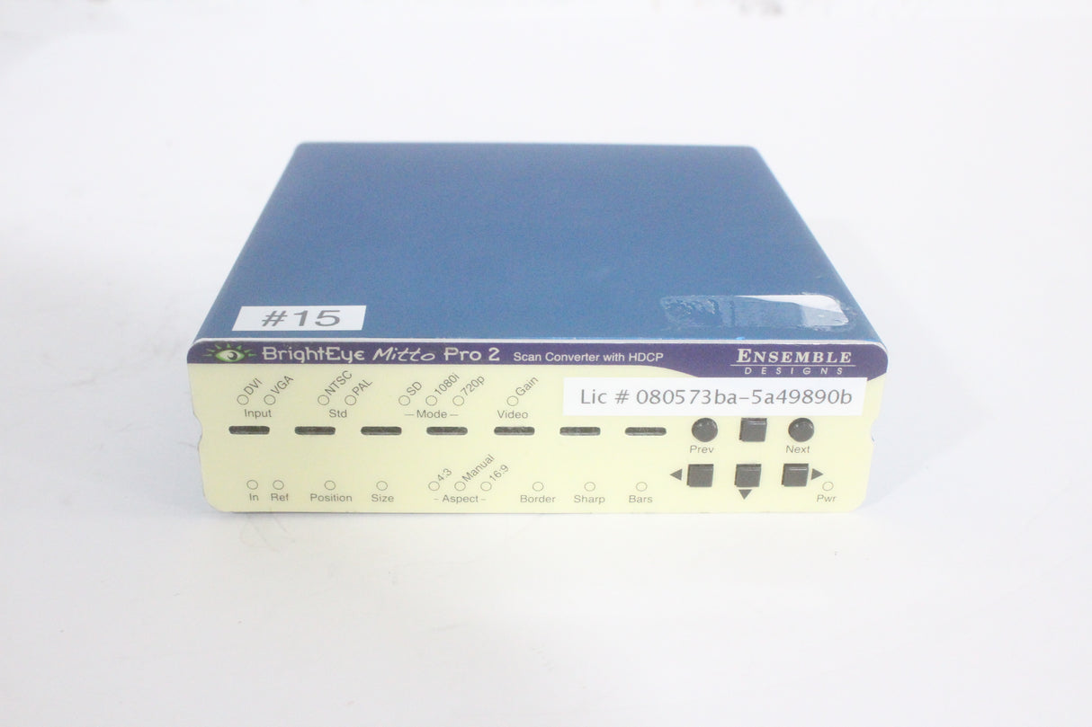 Ensemble Designs BrightEye Mitto Pro 2 Scan Converter w/ HDCP